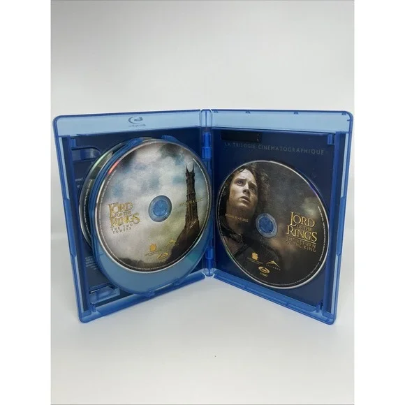 Warner Lord of the Rings Motion Picture Trilogy Blu-ray 6-Disc Set Canadian - Picture 6 of 6